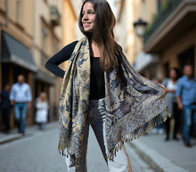 Naložite sliko v pregledovalnik galerije, sal sali šal šali pasmina pašmina ženski šali modni šali zenski sal bombaž viskoza šali lepota mehko jesenski šal zimski šal prehodni šal poletni šali  naravni materiali 
