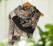 Naložite sliko v pregledovalnik galerije, sal sali šal šali pasmina pašmina ženski šali modni šali zenski sal bombaž viskoza šali lepota mehko jesenski šal zimski šal prehodni šal poletni šali  naravni materiali blescice bleščice svetlikajoč

