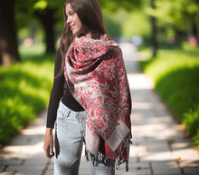 Naložite sliko v pregledovalnik galerije, sal sali šal šali pasmina pašmina ženski šali modni šali zenski sal bombaž viskoza šali lepota mehko jesenski šal zimski šal prehodni šal poletni šali  naravni materiali blescice bleščice svetlikajoč svetlec
