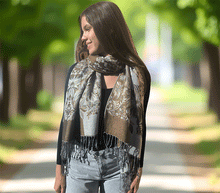 Naložite sliko v pregledovalnik galerije, sal sali šal šali pasmina pašmina ženski šali modni šali zenski sal bombaž viskoza šali lepota mehko jesenski šal zimski šal prehodni šal poletni šali  naravni materiali blescice bleščice svetlikajoč
