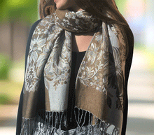 Naložite sliko v pregledovalnik galerije, sal sali šal šali pasmina pašmina ženski šali modni šali zenski sal bombaž viskoza šali lepota mehko jesenski šal zimski šal prehodni šal poletni šali  naravni materiali blescice bleščice svetlikajoč
