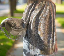 Naložite sliko v pregledovalnik galerije, sal sali šal šali pasmina pašmina ženski šali modni šali zenski sal bombaž viskoza šali lepota mehko jesenski šal zimski šal prehodni šal poletni šali  naravni materiali blescice bleščice svetlikajoč
