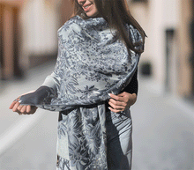 Naložite sliko v pregledovalnik galerije, sal sali šal šali pasmina pašmina ženski šali modni šali zenski sal bombaž viskoza šali lepota mehko jesenski šal zimski šal prehodni šal poletni šali  naravni materiali blescice bleščice svetlikajoč
