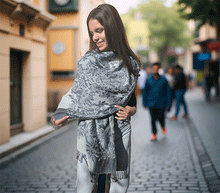 Naložite sliko v pregledovalnik galerije, sal sali šal šali pasmina pašmina ženski šali modni šali zenski sal bombaž viskoza šali lepota mehko jesenski šal zimski šal prehodni šal poletni šali  naravni materiali blescice bleščice svetlikajoč
