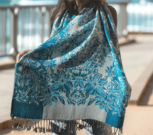 Naložite sliko v pregledovalnik galerije, sal sali šal šali pasmina pašmina ženski šali modni šali zenski sal bombaž viskoza šali lepota mehko jesenski šal zimski šal prehodni šal poletni šali  naravni materiali blescice bleščice svetlikajoč
