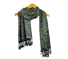 Naložite sliko v pregledovalnik galerije, sal sali šal craz šali pasmina pašmina ženski šali modni šali zenski sal bombaž viskoza šali lepota mehko jesenski šal zimski šal prehodni šal poletni šali črna modra  naravni materiali good vibes
