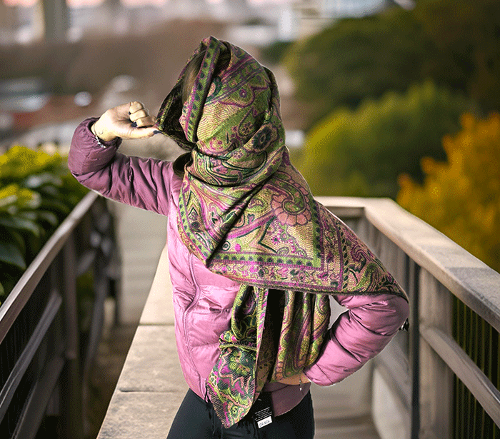 sal sali šal crazy šali pasmina pašmina ženski šali modni šali zenski sal bombaž viskoza šali lepota mehko jesenski šal zimski šal prehodni šal poletni šali  črna zelena 
 vzorci naravni materiali good vibes