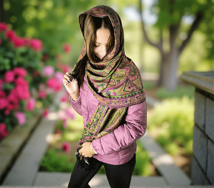 sal sali šal crazy šali pasmina pašmina ženski šali modni šali zenski sal bombaž viskoza šali lepota mehko jesenski šal zimski šal prehodni šal poletni šali  črna zelena 
 vzorci naravni materiali good vibes