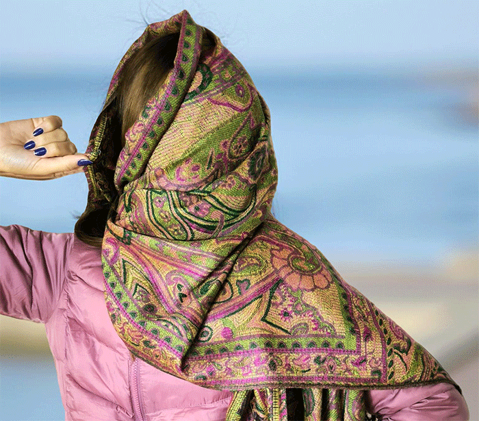 sal sali šal crazy šali pasmina pašmina ženski šali modni šali zenski sal bombaž viskoza šali lepota mehko jesenski šal zimski šal prehodni šal poletni šali  črna zelena 
 vzorci naravni materiali good vibes