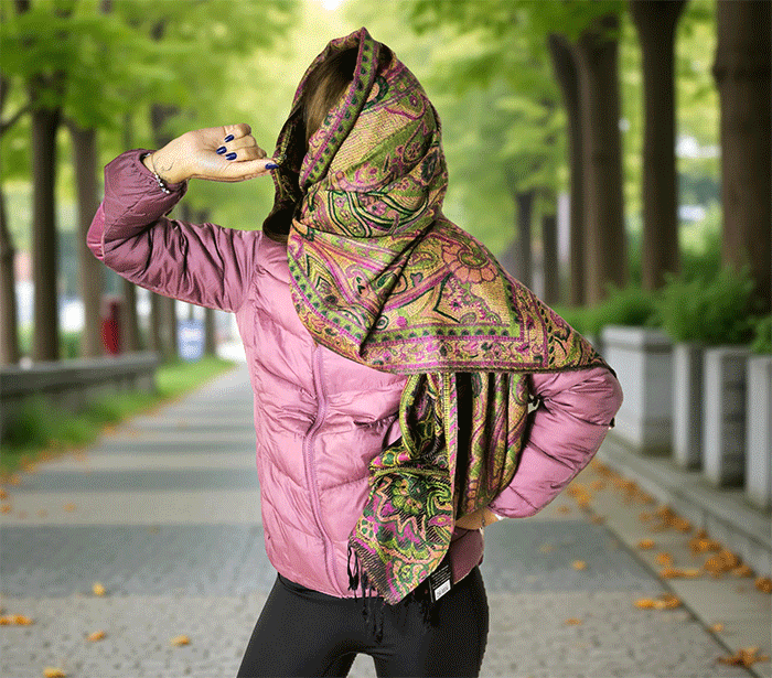 sal sali šal crazy šali pasmina pašmina ženski šali modni šali zenski sal bombaž viskoza šali lepota mehko jesenski šal zimski šal prehodni šal poletni šali  črna zelena 
 vzorci naravni materiali good vibes