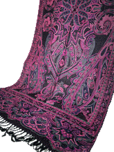 Naložite sliko v pregledovalnik galerije, sal sali šal crazy šali pasmina pašmina ženski šali modni šali zenski sal bombaž viskoza šali lepota mehko jesenski šal zimski šal prehodni šal poletni šali  črna roza 
 vzorci naravni materiali good vibes
