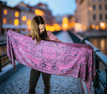 Naložite sliko v pregledovalnik galerije, sal sali šal crazy šali pasmina pašmina ženski šali modni šali zenski sal bombaž viskoza šali lepota mehko jesenski šal zimski šal prehodni šal poletni šali  črna roza 
 vzorci naravni materiali good vibes
