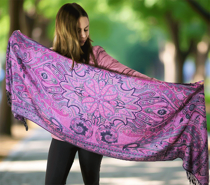 sal sali šal crazy šali pasmina pašmina ženski šali modni šali zenski sal bombaž viskoza šali lepota mehko jesenski šal zimski šal prehodni šal poletni šali  črna roza 
 vzorci naravni materiali good vibes
