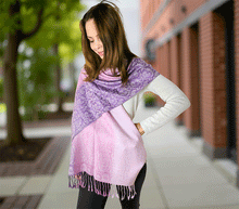 Naložite sliko v pregledovalnik galerije, sal sali šal šali pasmina pašmina ženski šali modni šali zenski sal bombaž viskoza šali lepota mehko jesenski šal zimski šal prehodni šal poletni šali vijola roza
