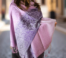 Naložite sliko v pregledovalnik galerije, sal sali šal šali pasmina pašmina ženski šali modni šali zenski sal bombaž viskoza šali lepota mehko jesenski šal zimski šal prehodni šal poletni šali vijola roza
