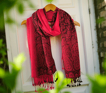 Naložite sliko v pregledovalnik galerije, sal sali šal šali pasmina pašmina ženski šali modni šali zenski sal bombaž viskoza šali lepota mehko jesenski šal zimski šal prehodni šal poletni šali rdeča
