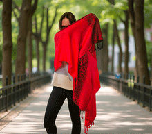 Naložite sliko v pregledovalnik galerije, sal sali šal šali pasmina pašmina ženski šali modni šali zenski sal bombaž viskoza šali lepota mehko jesenski šal zimski šal prehodni šal poletni šali rdeča
