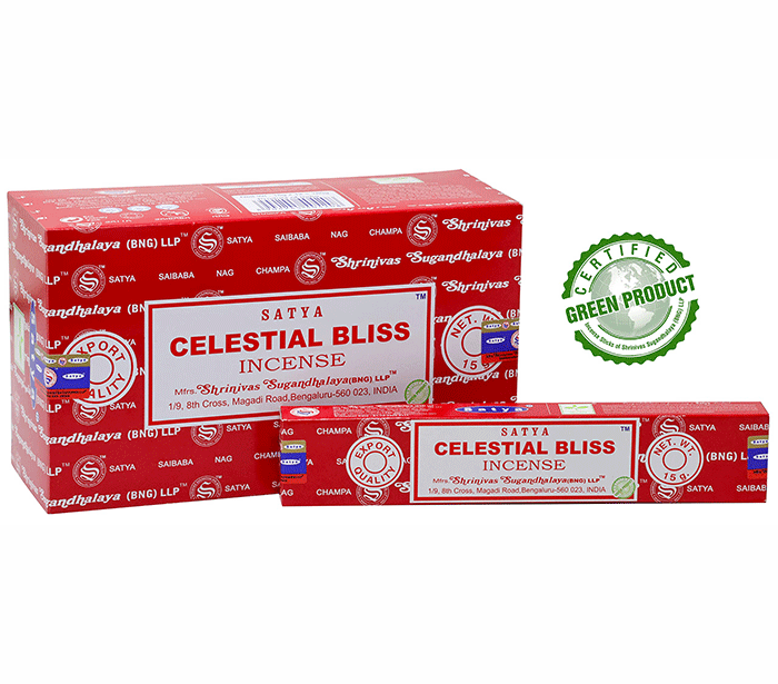 Satya celestial bliss dicese palcke disave darilo joga dvig energije sadhana kadila kadilo dišeče palčke  dišave 