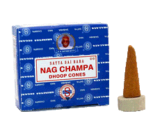 Naložite sliko v pregledovalnik galerije, Disece palcke stozci energetsko diseci stozciciscenje disave za dom sprostitev Satya Sai Baba Nag Champa dhoop cones
