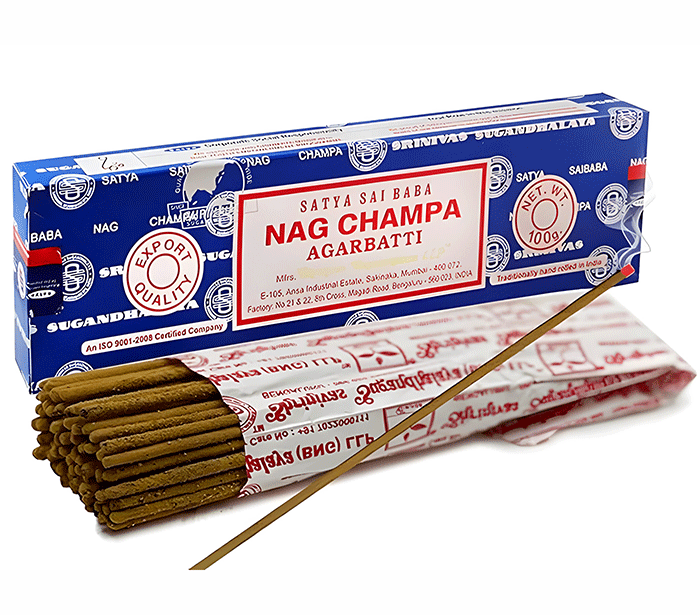 Satya Sai Baba meditiranje duhovnost Sai baba nag champa 100g sproscanje disave za dom kadila disece palcke dišeče palčke nag champa satya 100g