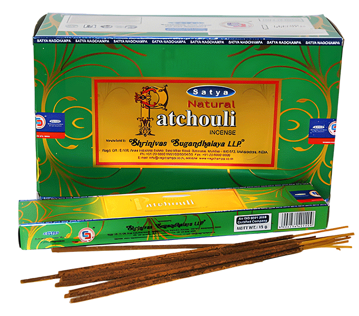 Disece palcke Satya Natural Patchouli vonj paculi proti komarjem disave za prostore naravne dišeče palčke satya pačuli