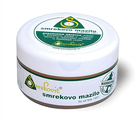 Smrekovo mazilo isias Smrekovit smrekovova krema opekline rane bolecine v hrbtu smrekova smola