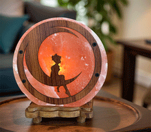 Naložite sliko v pregledovalnik galerije, Himalajska solna lucka naravna oblika astma svetilka elektrosmog solna luc madalbal solna svetilka himalajska solna lučka solna luč  solna svetilka luna  mesec
