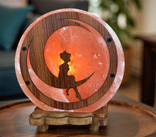 Naložite sliko v pregledovalnik galerije, Himalajska solna lucka naravna oblika astma svetilka elektrosmog solna luc madalbal solna svetilka himalajska solna lučka solna luč  solna svetilka luna  mesec
