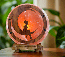 Naložite sliko v pregledovalnik galerije, Himalajska solna lucka naravna oblika astma svetilka elektrosmog solna luc madalbal solna svetilka himalajska solna lučka solna luč  solna svetilka luna  mesec
