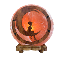 Naložite sliko v pregledovalnik galerije, Himalajska solna lucka naravna oblika astma svetilka elektrosmog solna luc madalbal solna svetilka himalajska solna lučka solna luč  solna svetilka luna  mesec
