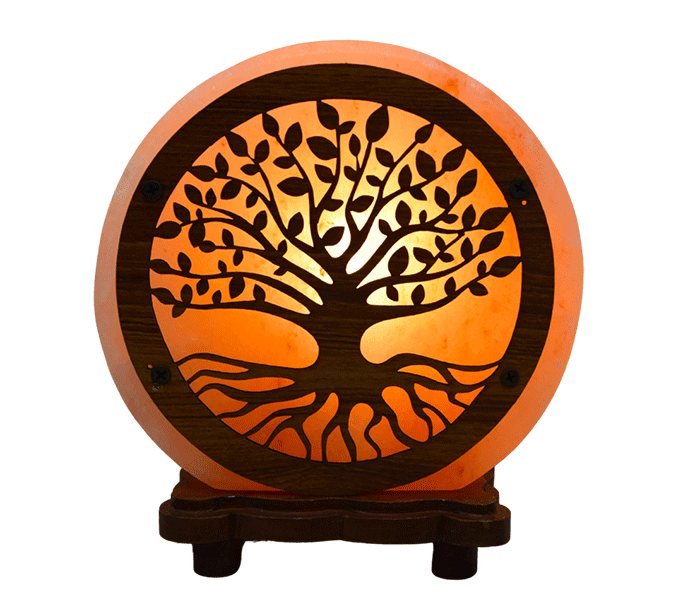 himalajska solna lučka solna svetilka himalajske solne lucke luč sobna svetilka iz soli negativni ioni zdravje drevo življenja tree of life svetila pakistan