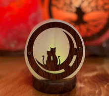 Naložite sliko v pregledovalnik galerije, Himalajska solna lucka mačka naravna oblika astma svetilka elektrosmog solna luc macka madalbal solna svetilka mackehimalajska solna lučka solna luč  solna svetilka mačke 
