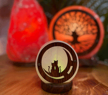 Naložite sliko v pregledovalnik galerije, Himalajska solna lucka mačka naravna oblika astma svetilka elektrosmog solna luc macka madalbal solna svetilka mackehimalajska solna lučka solna luč  solna svetilka mačke 
