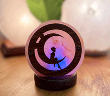 Naložite sliko v pregledovalnik galerije, Himalajska solna lucka  usb naravna oblika astma svetilka elektrosmog solna luc madalbal solna svetilka himalajska solna lučka solna luč  solna svetilka luna usb
