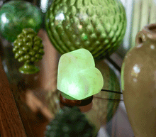 Naložite sliko v pregledovalnik galerije, Himalajska solna lucka srce usb naravna oblika astma svetilka elektrosmog solna luc madalbal solna svetilka himalajska solna lučka srce solna luč  solna svetilka usb
