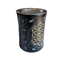 Naložite sliko v pregledovalnik galerije, kadilnica stojalo za kadila gorilnik za kadila svecnik z merezico za kadila milni kamen roza zivljenja
