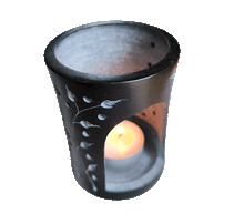 Naložite sliko v pregledovalnik galerije, kadilnica stojalo za kadila gorilnik za kadila svecnik z merezico za kadila milni kamen roza zivljenja
