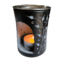 Naložite sliko v pregledovalnik galerije, kadilnica stojalo za kadila gorilnik za kadila svecnik z merezico za kadila milni kamen roza zivljenja
