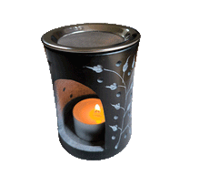 Naložite sliko v pregledovalnik galerije, kadilnica stojalo za kadila gorilnik za kadila svecnik z merezico za kadila milni kamen roza zivljenja
