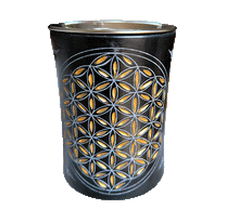 Naložite sliko v pregledovalnik galerije, kadilnica stojalo za kadila gorilnik za kadila svecnik z merezico za kadila milni kamen roza zivljenja
