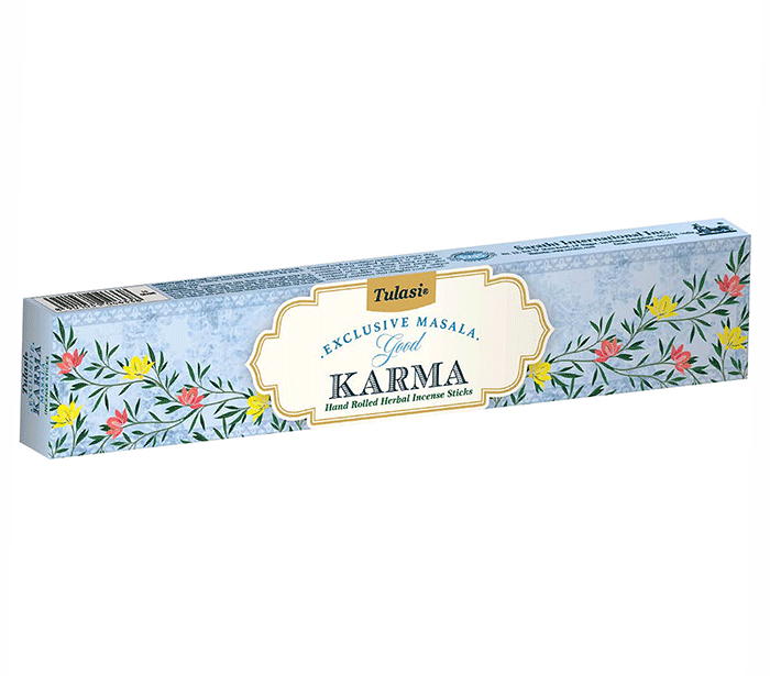 dišeče palčke disece palck kadilo sandalovina dišava za dom kadilo za dom dišeče palčke za meditacijo naravne dišeče palčke Dišeče palčke TULASI EXCLUSIVE MASALA 15g Good Karma