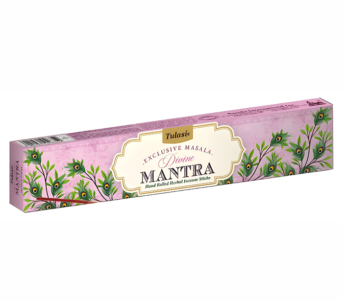 dišeče palčke disece palck kadilo dišava za dom kadilo za dom dišeče palčke za meditacijo naravne dišeče palčke  Dišeče palčke TULASI EXCLUSIVE MASALA 15g Divine Mantra