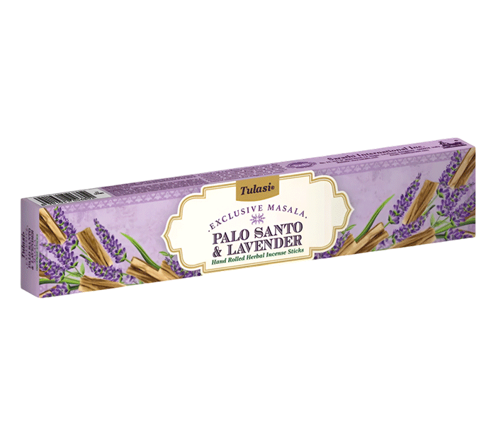Dišeče palčke TULASI EXCLUSIVE MASALA 15g Palo Santo&Lavender dišeče palčke disece palck kadilo dišava za dom kadilo za dom dišeče palčke za meditacijo naravne dišeče palčke  Dišeče palčke TULASI 