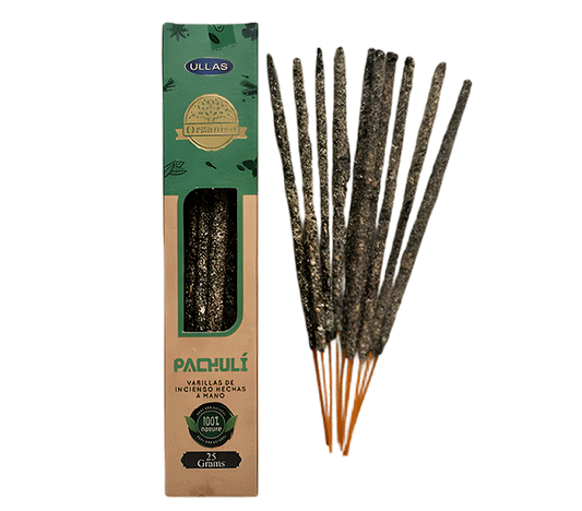 dišeče palčke ullas organico patchouli pachuli premium masala incense disece palcke pačuli dišave disave kadio kadila ullas organico za sproscanje ullas pačuli