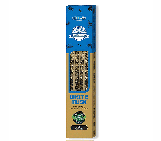 dišeče palčke ullas organico white musk premium masala incense disece palcke beli mošus dišave disave kadio kadila ullas organico za sproscanje beli mošus