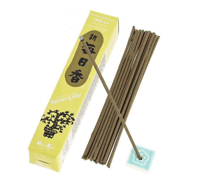 morning star vanilla incense nippon kodo japonske dišeče palčke japonske disave japonske disece palcke morning star vanilija kadila kadilo morning star