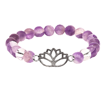 Naložite sliko v pregledovalnik galerije, zapestnica ametist kristali zapestnica zapestnice iz kristalov kamena strela poldragi kamni lotus nakit
