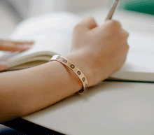 Naložite sliko v pregledovalnik galerije, zapestnica baker cakra bakrena zapestnica cakre nakit iz bakra zapestnica iz bakra energijska zapestnica čakre
