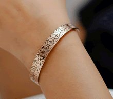 Naložite sliko v pregledovalnik galerije, zapestnica baker bakrena zapestnica nakit iz bakra zapestnica iz bakra energijska zapestnica baker
