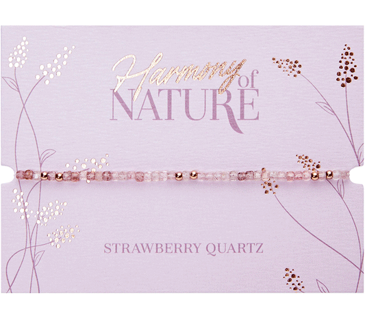 zapestnica jagodni ahatiz kristalov kristali kristalna zapestnica  jagodni ahatnakit zapestnica poldragi kamni strawberry quartz 